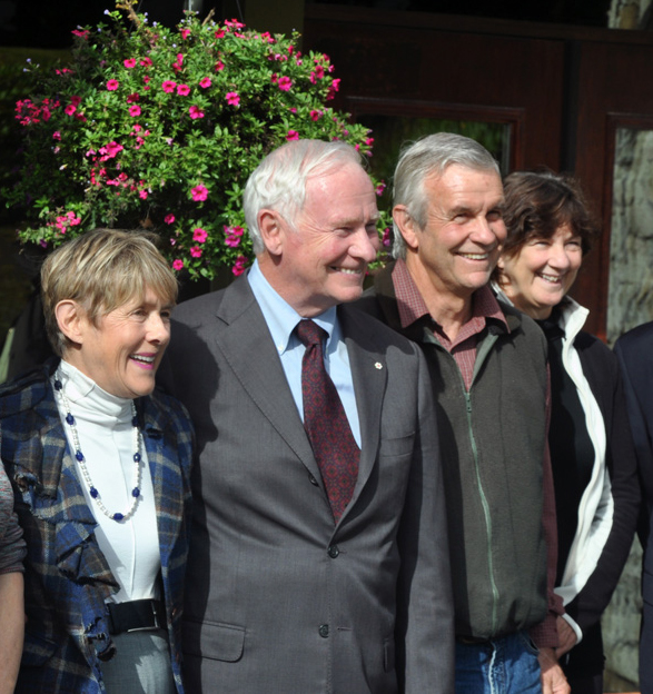 The Right Honourable David Johnston, Governor General of Canada, and Mrs. Sharon Johnston visit.